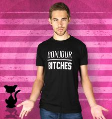 Herren T-Shirt Bonjour Bitches