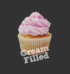 T-Shirt Cream FIlled Cupcakes