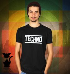 Herren T-Shirt Techno