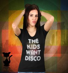 Damen T-Shirt The Kids Want Disco