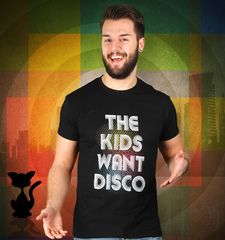 Herren T-Shirt The Kids Want Disco