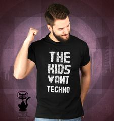 Herren T-Shirt The Kids Want Techno