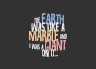 T-Shirt Earth Like A Marble