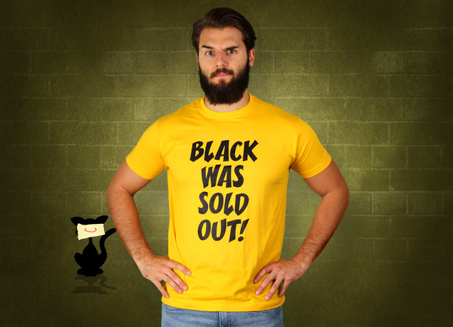 Herren T-Shirt Black Was Sold Out