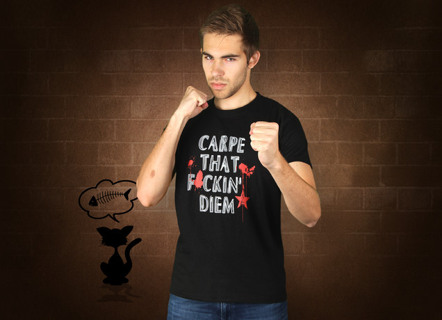 Herren T-Shirt Carpe That F*ckin' Diem