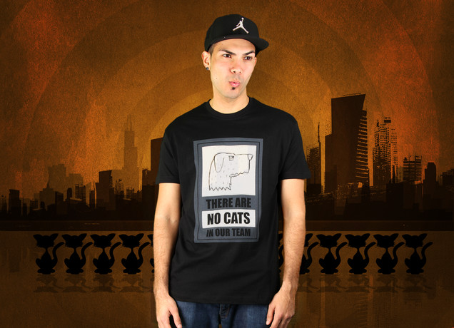 Herren T-Shirt Die Katzenquote - No Cats In Our Team