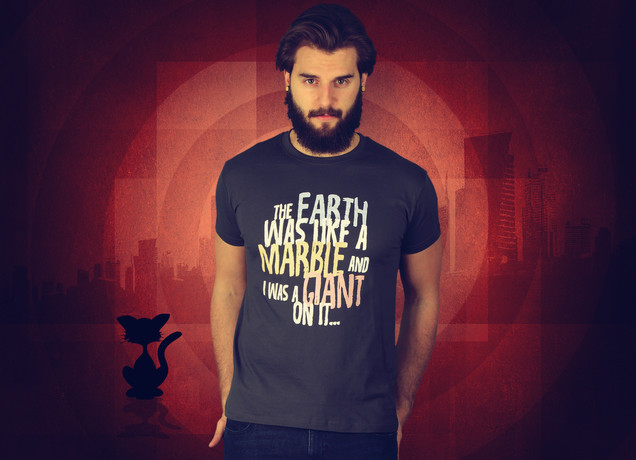 Herren T-Shirt Earth Like A Marble