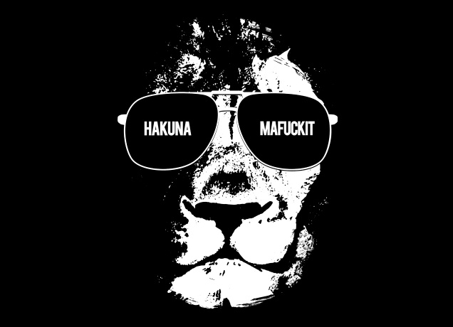 Design Hackuna Mafuckit Lion