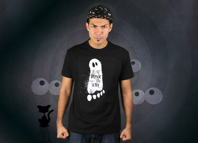 Herren T-Shirt Halloween Be Scary