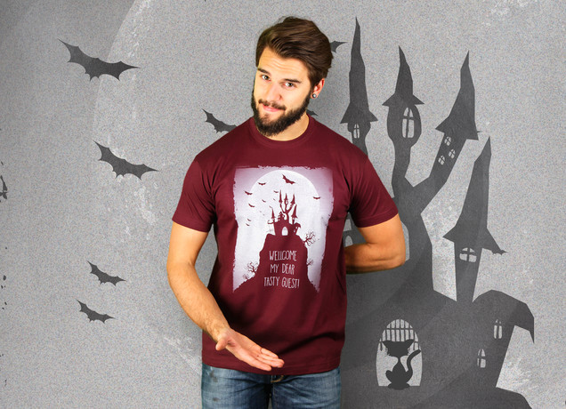 Herren T-Shirt Halloween Dinner Host