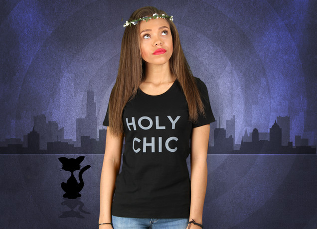 Damen T-Shirt Holy Chic