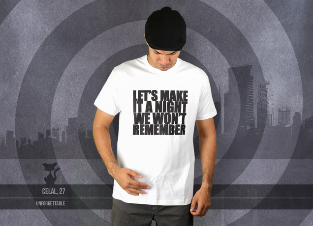 Herren T-Shirt Let's Make It A Night We Won't Remember