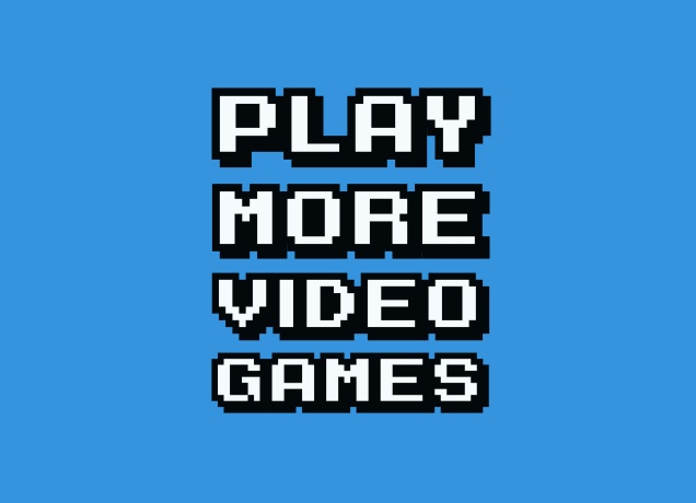 T-Shirt Play More Video Games