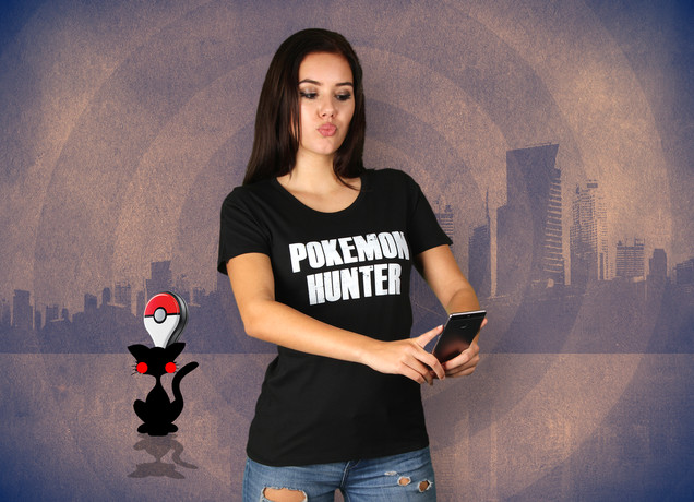 Damen T-Shirt Pokemon Hunter