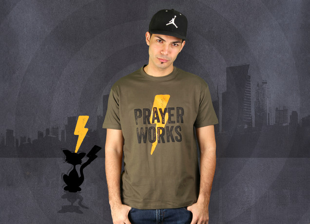 Herren T-Shirt Prayer Works