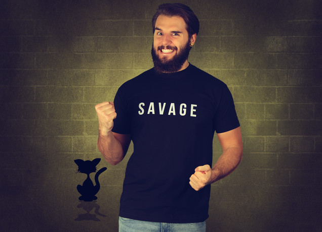 Herren T-Shirt Savage