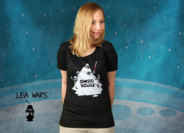 Damen T-Shirt Snow Wars