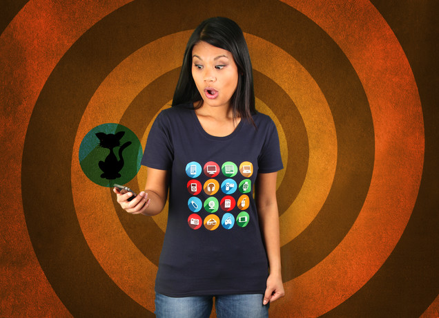 Damen T-Shirt Some Geek Stuff