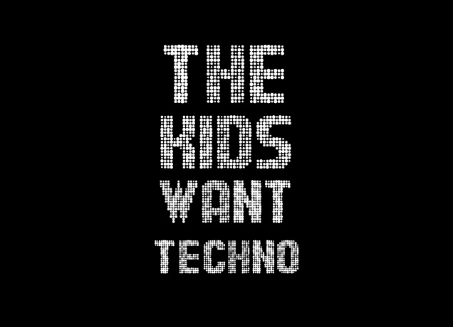 T-Shirt The Kids Want Techno