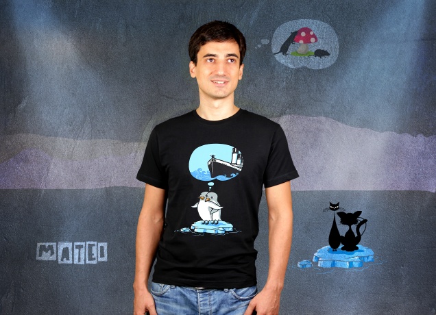 Herren T-Shirt The Penguine Titanic