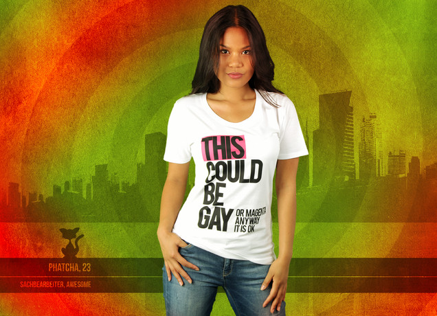 Damen T-Shirt This Could Be Gay