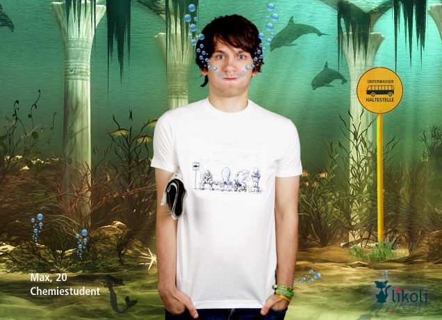 Unterwasserhaltestelle T-Shirt