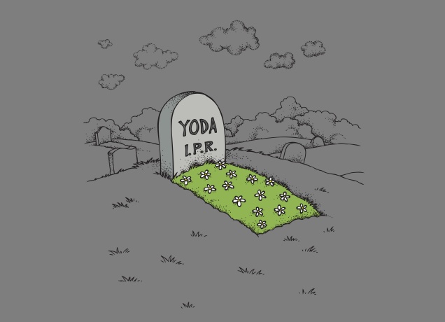 T-Shirt Yoda, In Peace You Rest
